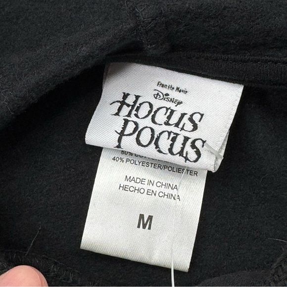 Hocus Pocus Halloween Hooded SweatShirt Size M - Picture 6 of 9
